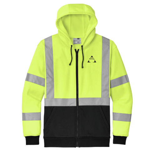 TotalTransport - CornerStone A107 Class 3 Heavy-Duty Fleece Full-Zip Hoodie v2