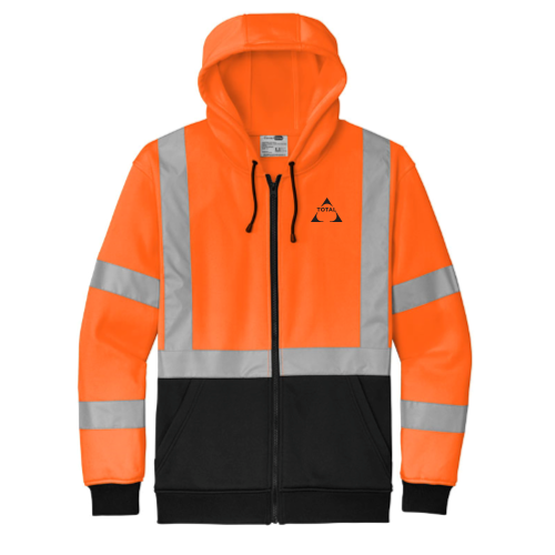 TotalTransport - CornerStone A107 Class 3 Heavy-Duty Fleece Full-Zip Hoodie v2