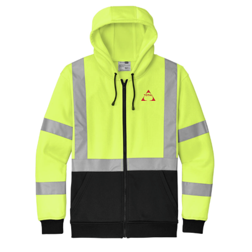 TotalTransport - CornerStone A107 Class 3 Heavy-Duty Fleece Full-Zip Hoodie v1