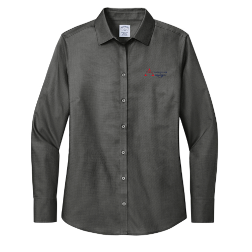 TotalTransport - Brooks Brothers Women's Wrinkle-Free Stretch Nailhead Shirt v4